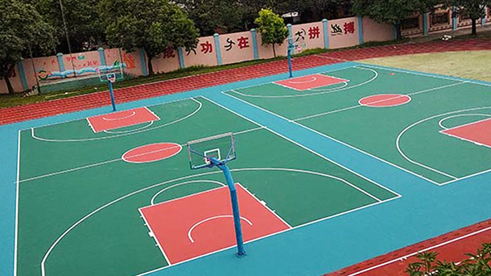 學(xué)校籃球架廠家